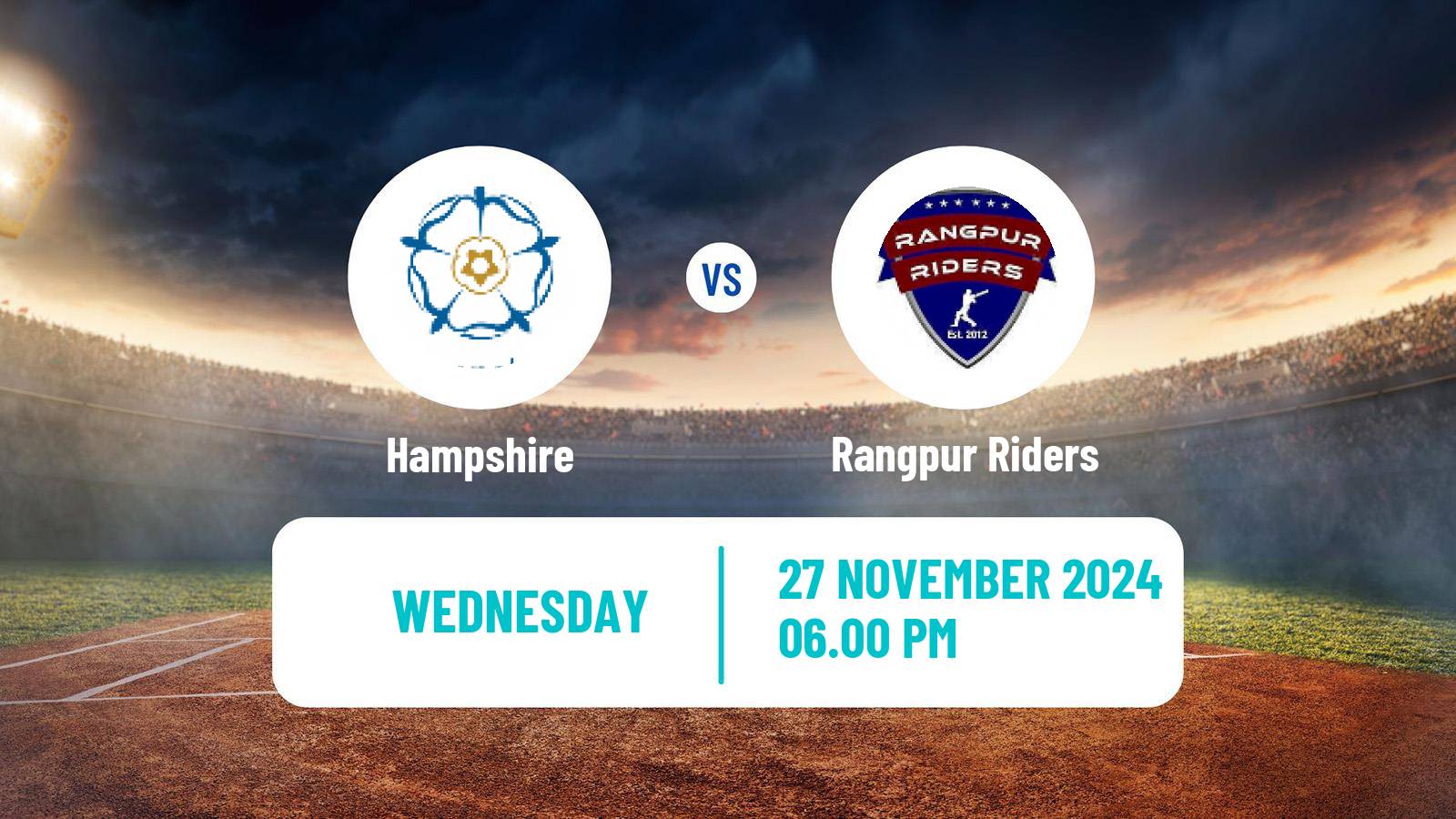 Cricket Global Super League Cricket Hampshire - Rangpur Riders