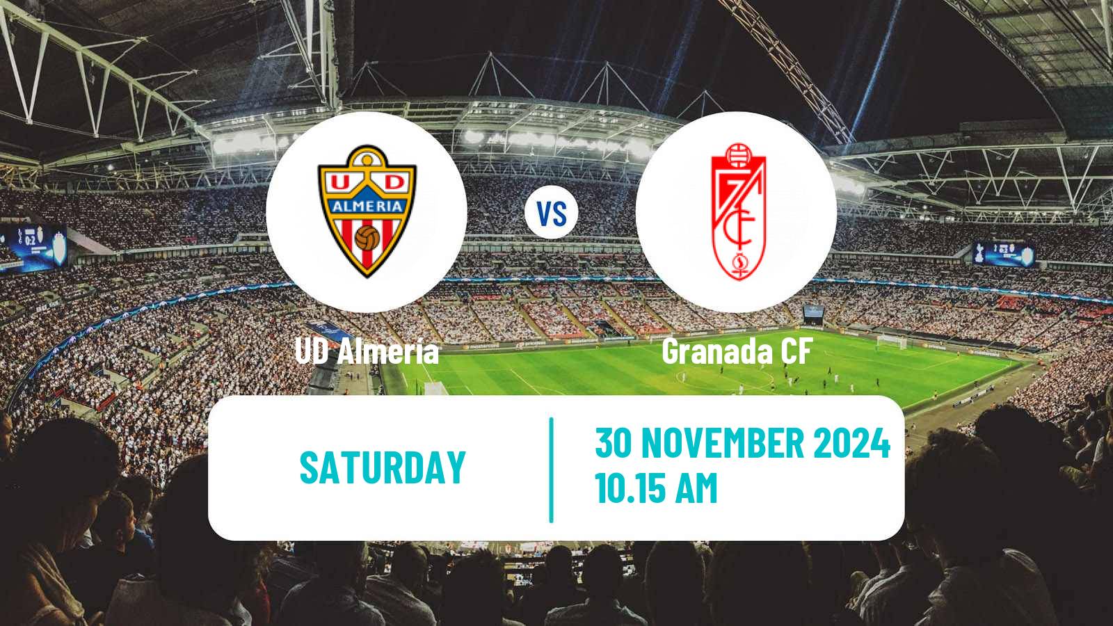 Soccer Spanish LaLiga2 Almería - Granada