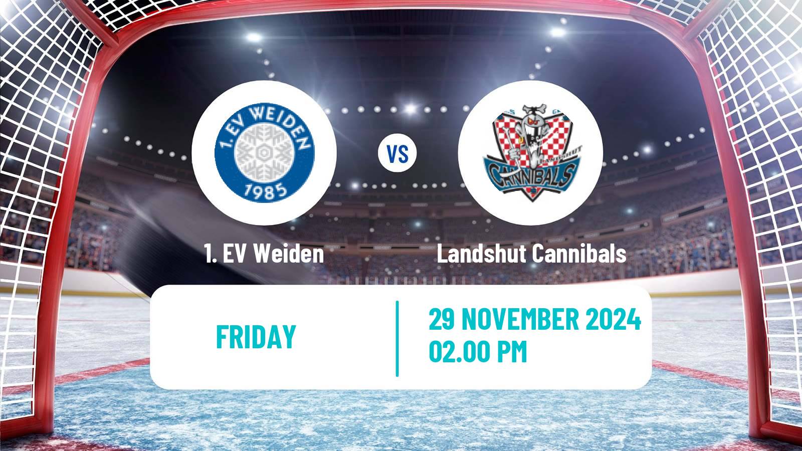 Hockey German DEL2 Weiden - Landshut Cannibals