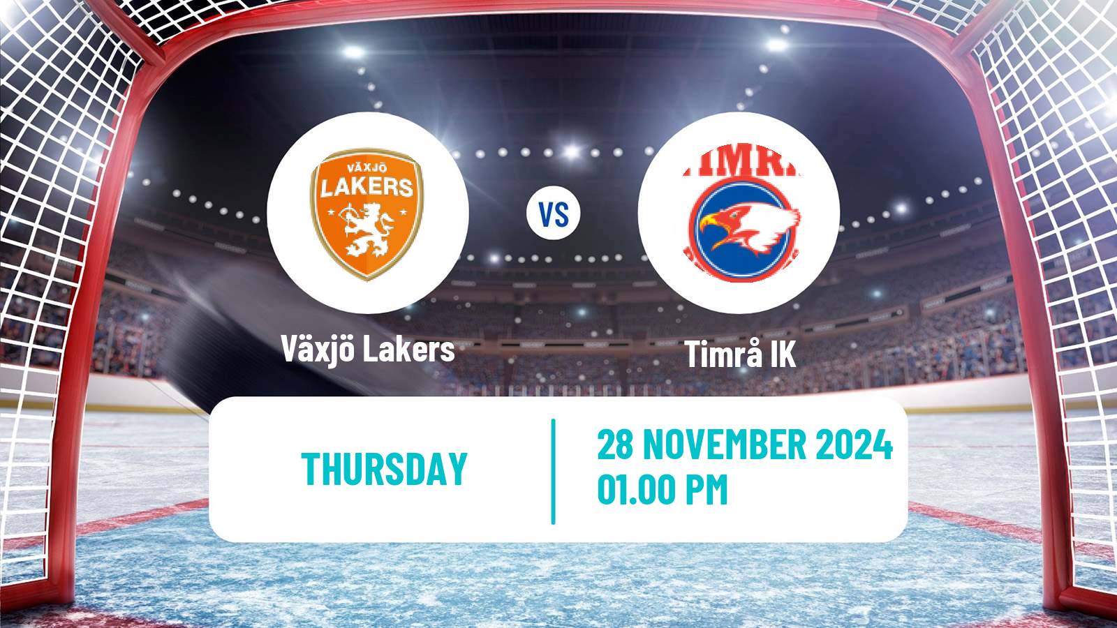 Hockey SHL Växjö Lakers - Timrå