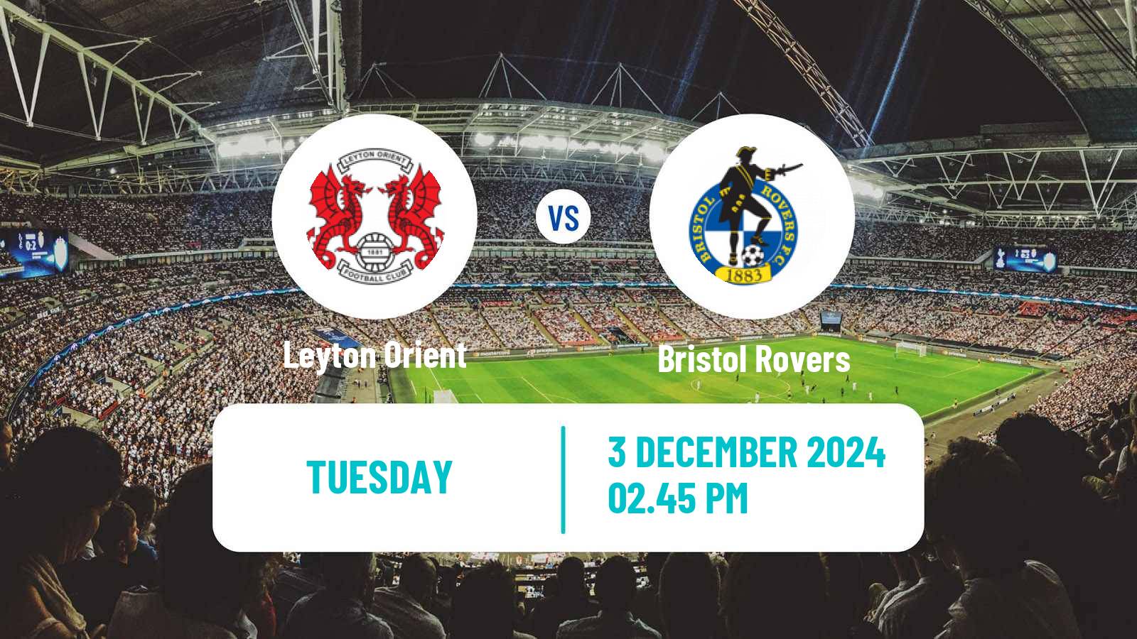 Soccer English League One Leyton Orient - Bristol Rovers