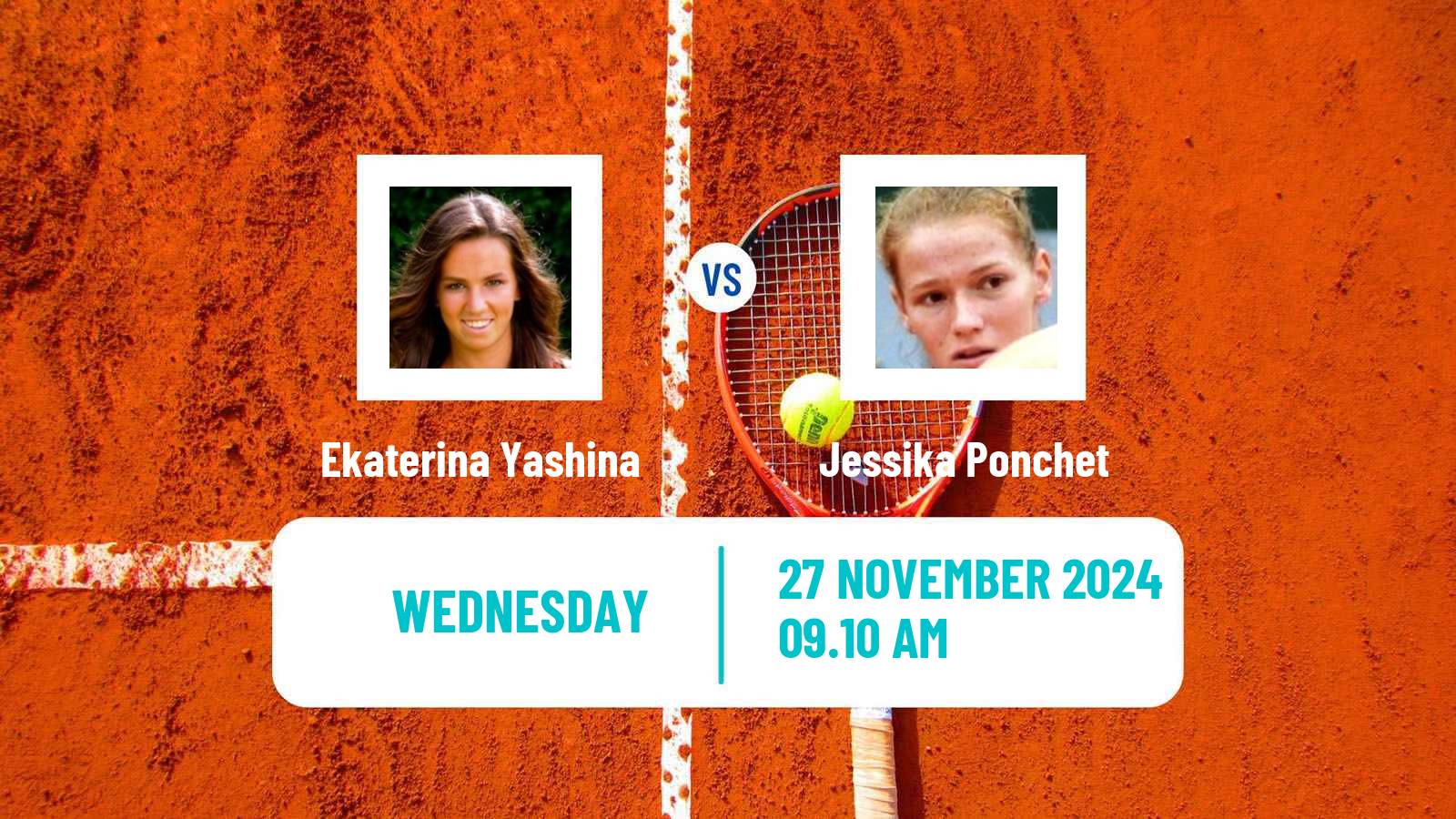 Tennis ITF W75 Trnava 3 Women Ekaterina Yashina - Jessika Ponchet