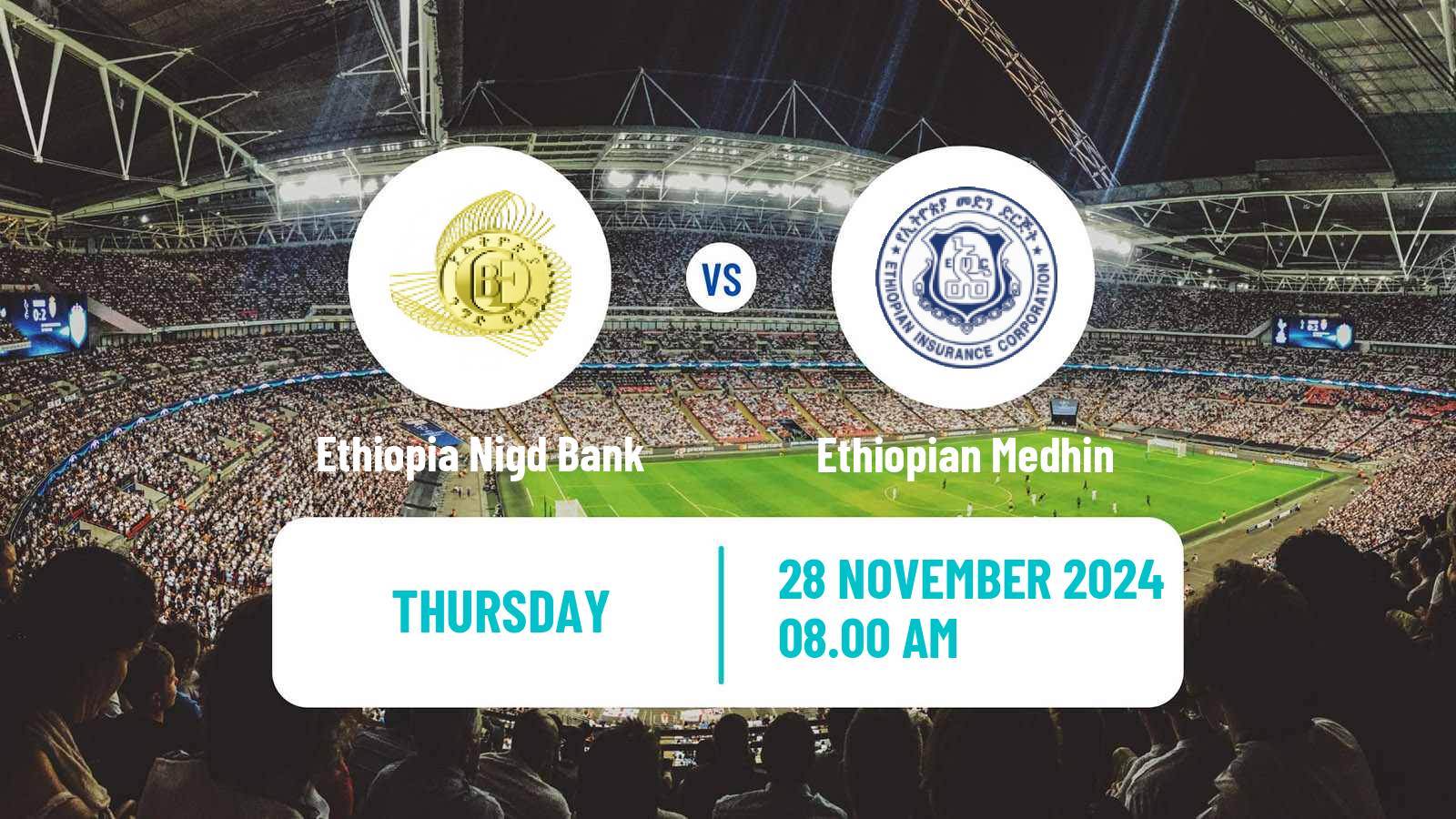 Soccer Ethiopian Premier League Ethiopia Nigd Bank - Ethiopian Medhin