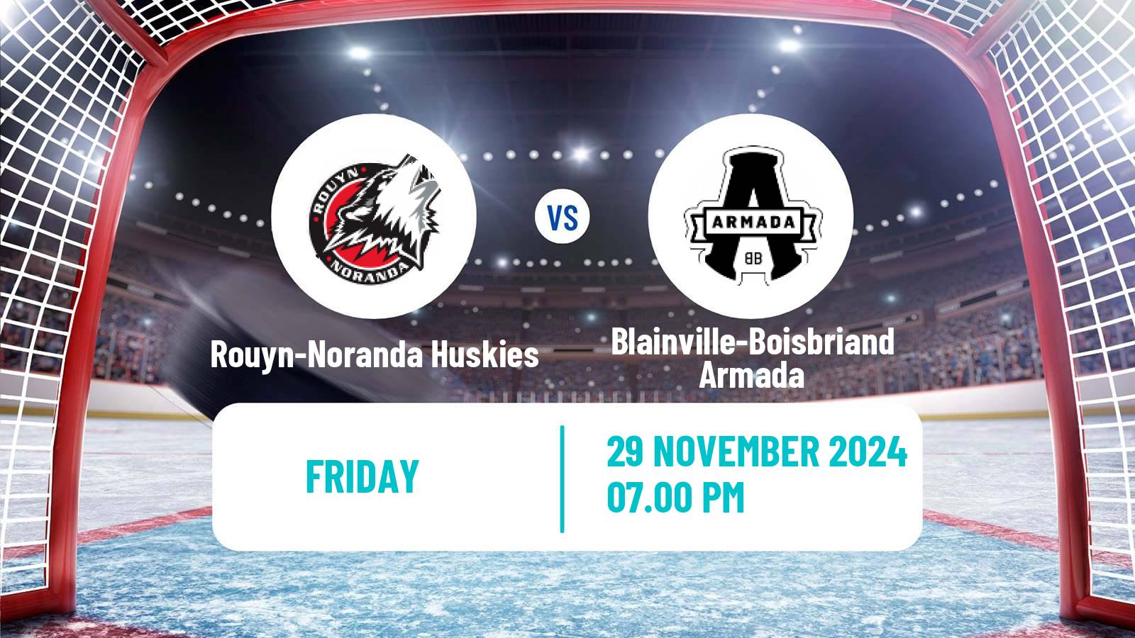 Hockey QMJHL Rouyn-Noranda Huskies - Blainville-Boisbriand Armada