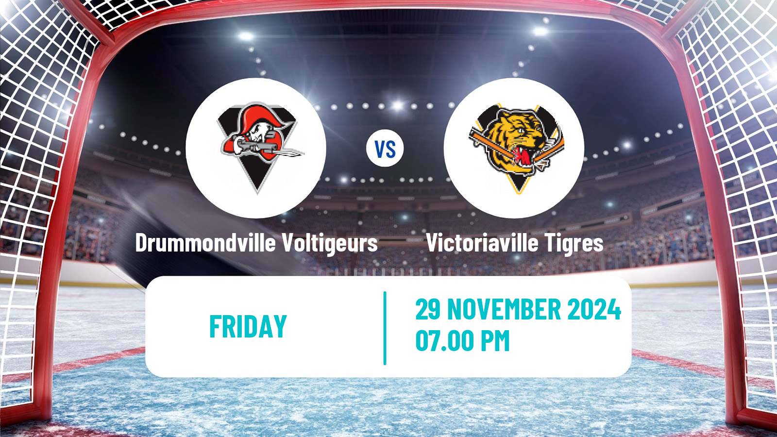 Hockey QMJHL Drummondville Voltigeurs - Victoriaville Tigres