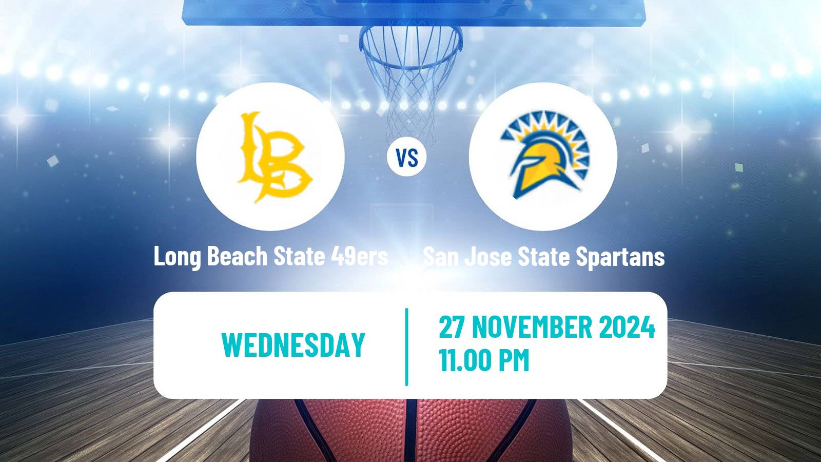 Basketball NCAA College Basketball Long Beach State 49ers - San Jose State Spartans