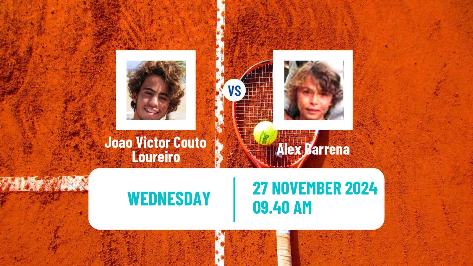 Tennis ITF M15 Santiago 2 Men Joao Victor Couto Loureiro - Alex Barrena