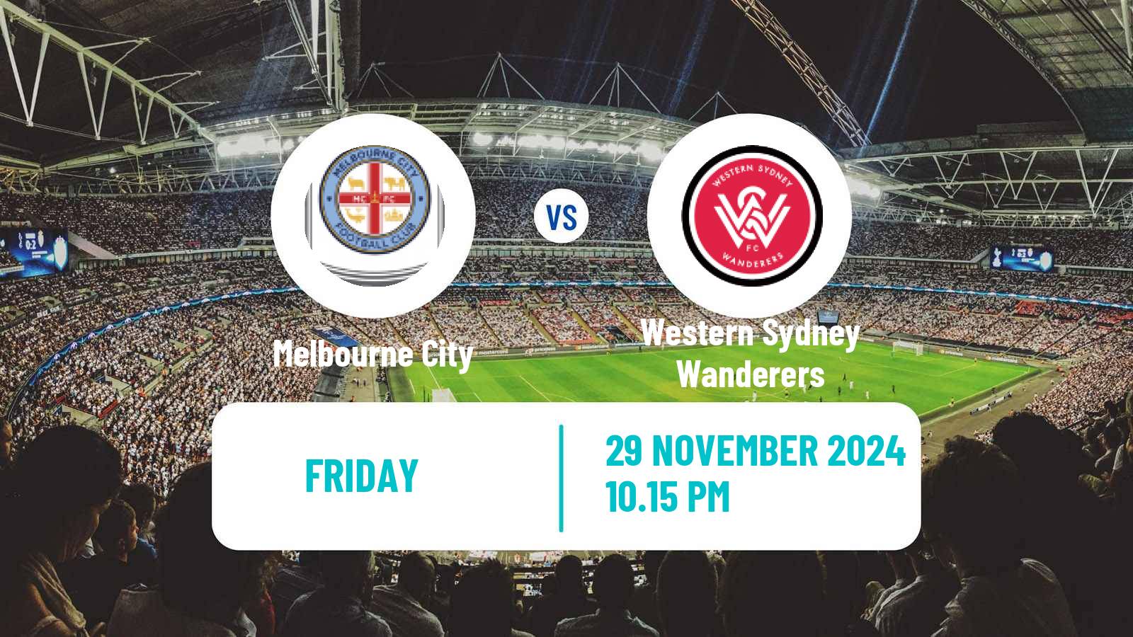 Soccer Australian A-League Women Melbourne City - Western Sydney Wanderers