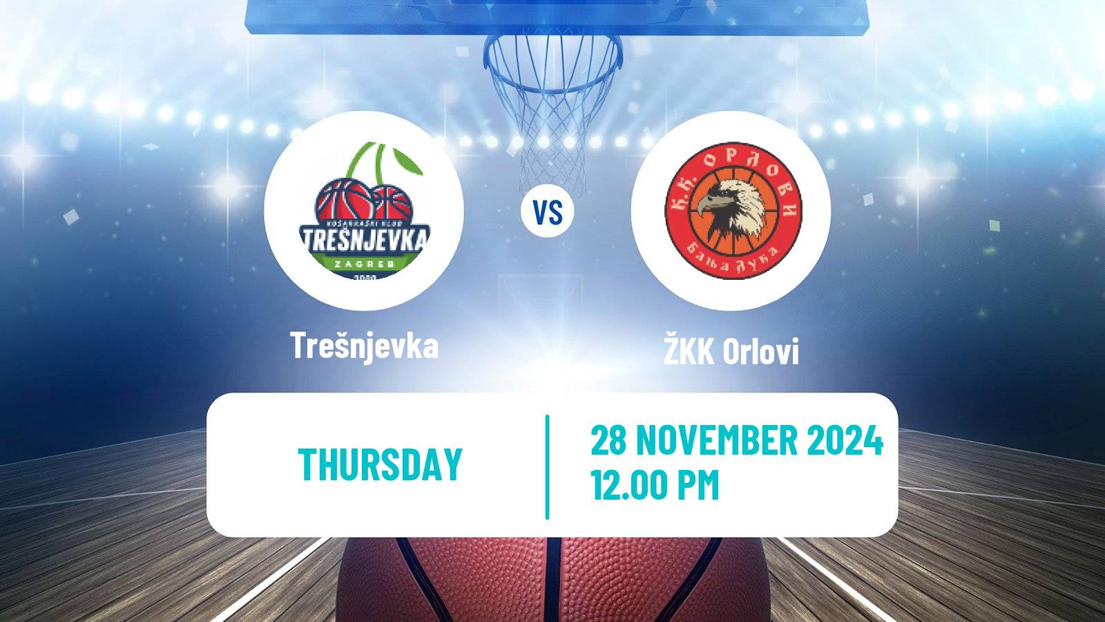 Basketball WABA League Trešnjevka - Orlovi