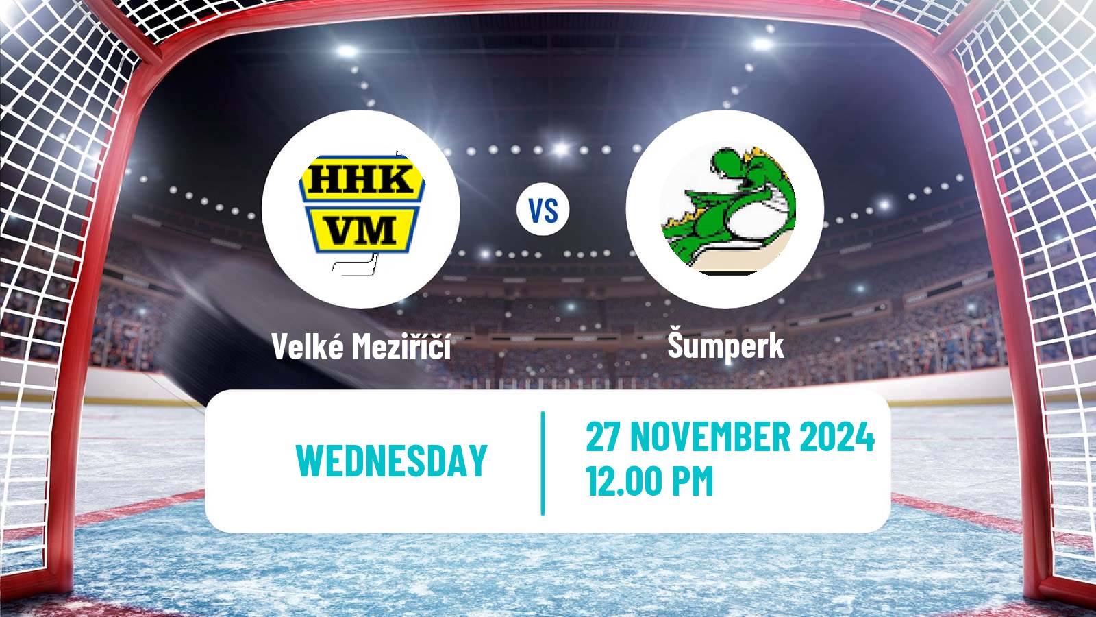 Hockey Czech 2 Liga Hockey East Velké Meziříčí - Šumperk