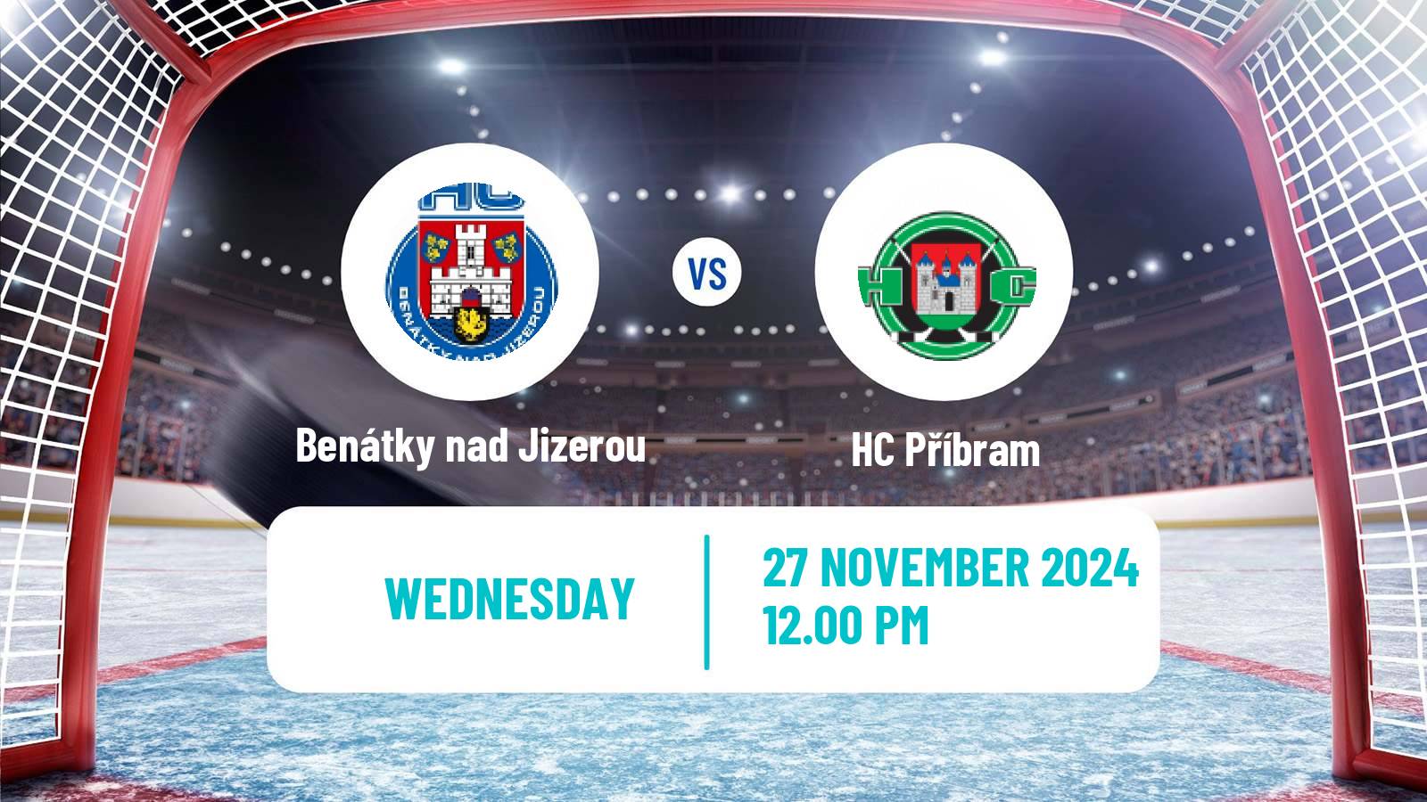 Hockey Czech 2 Liga Hockey West Benátky nad Jizerou - Příbram