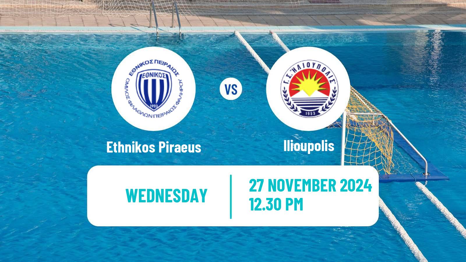 Water polo Greek A1 Water Polo Women Ethnikos Piraeus - Ilioupolis