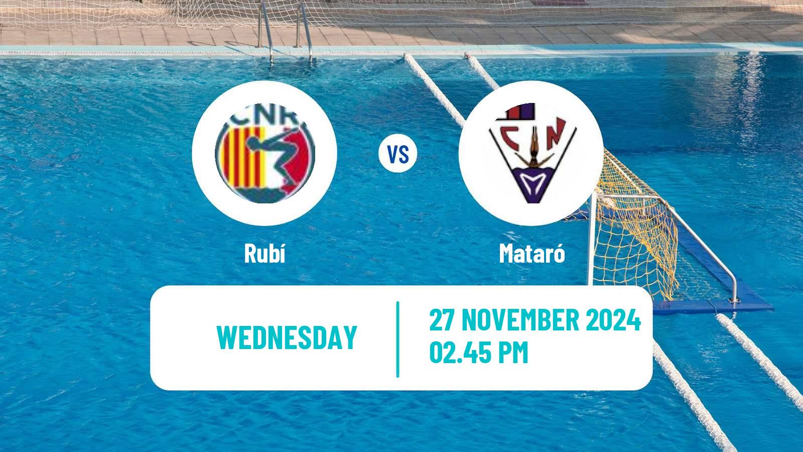 Water polo Spanish Liga Premaat Women Rubí - Mataró