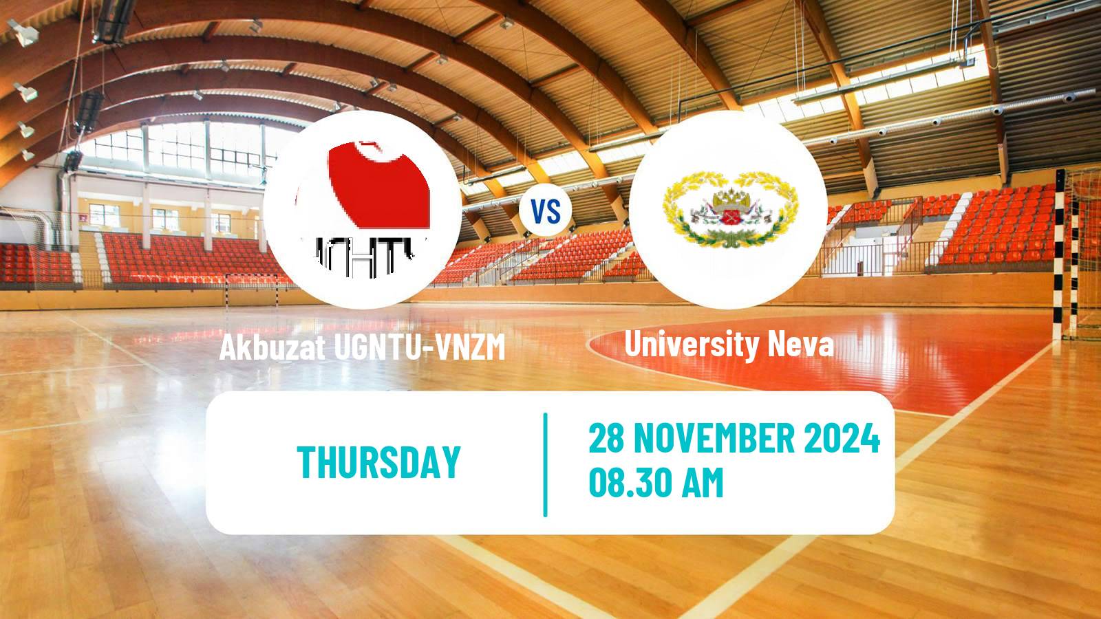 Handball Russian Superleague Handball Akbuzat UGNTU-VNZM - University Neva