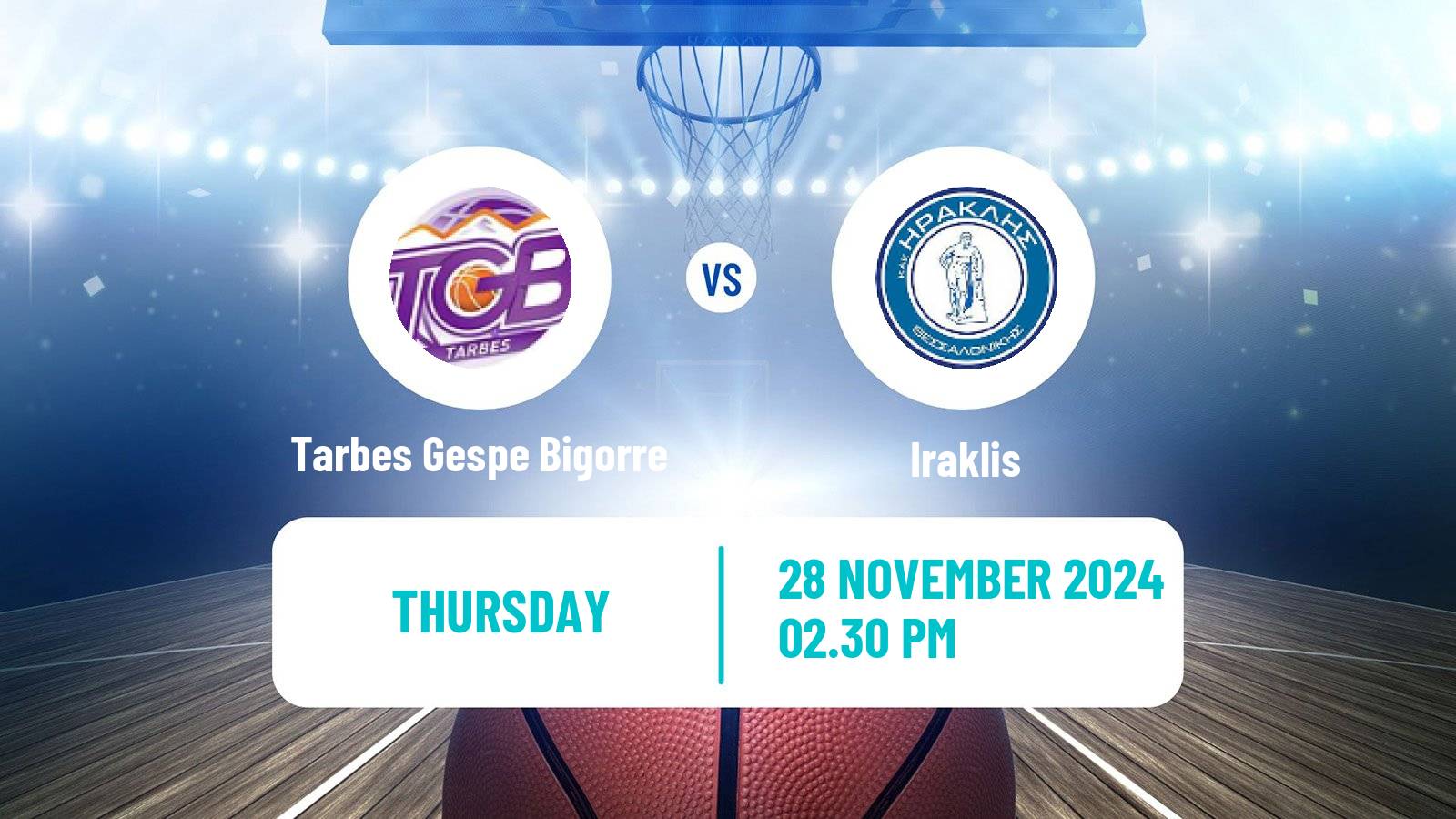 Basketball Eurocup Women Tarbes Gespe Bigorre - Iraklis