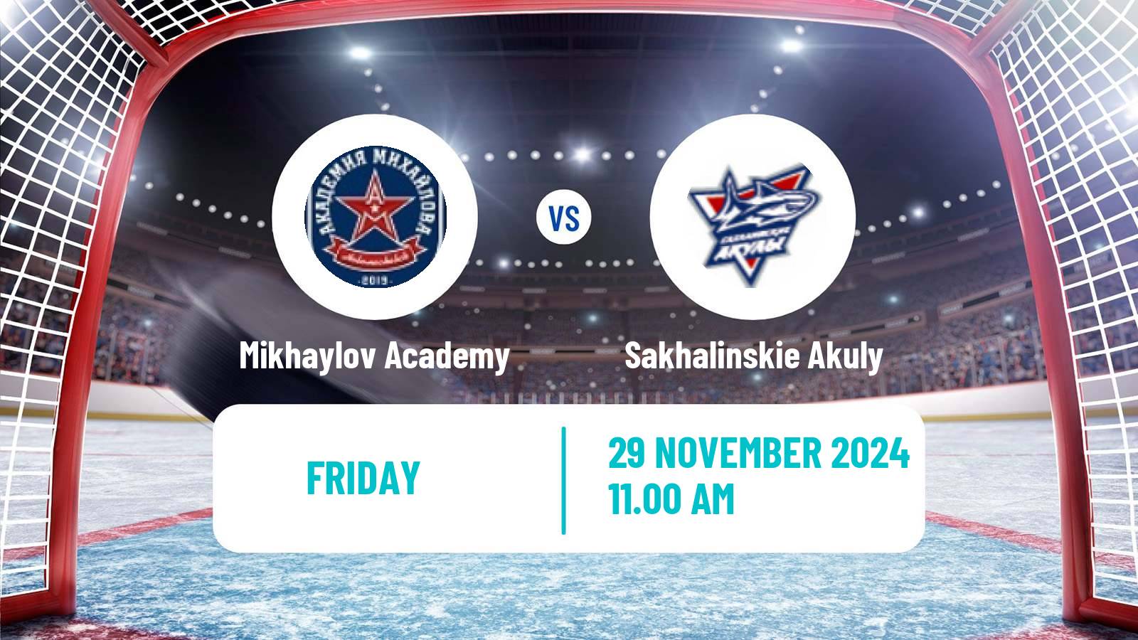 Hockey MHL Mikhaylov Academy - Sakhalinskie Akuly