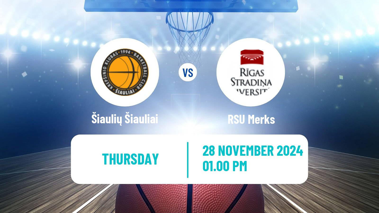 Basketball WBBL Šiaulių Šiauliai - RSU Merks