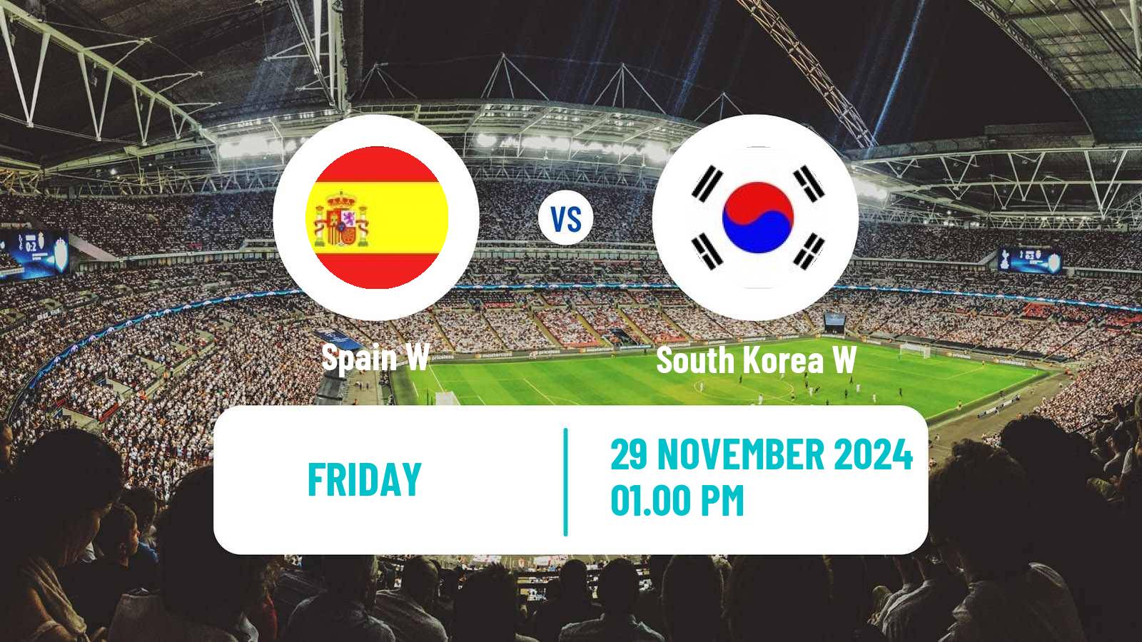 Soccer Friendly International Women Spain W - South Korea W