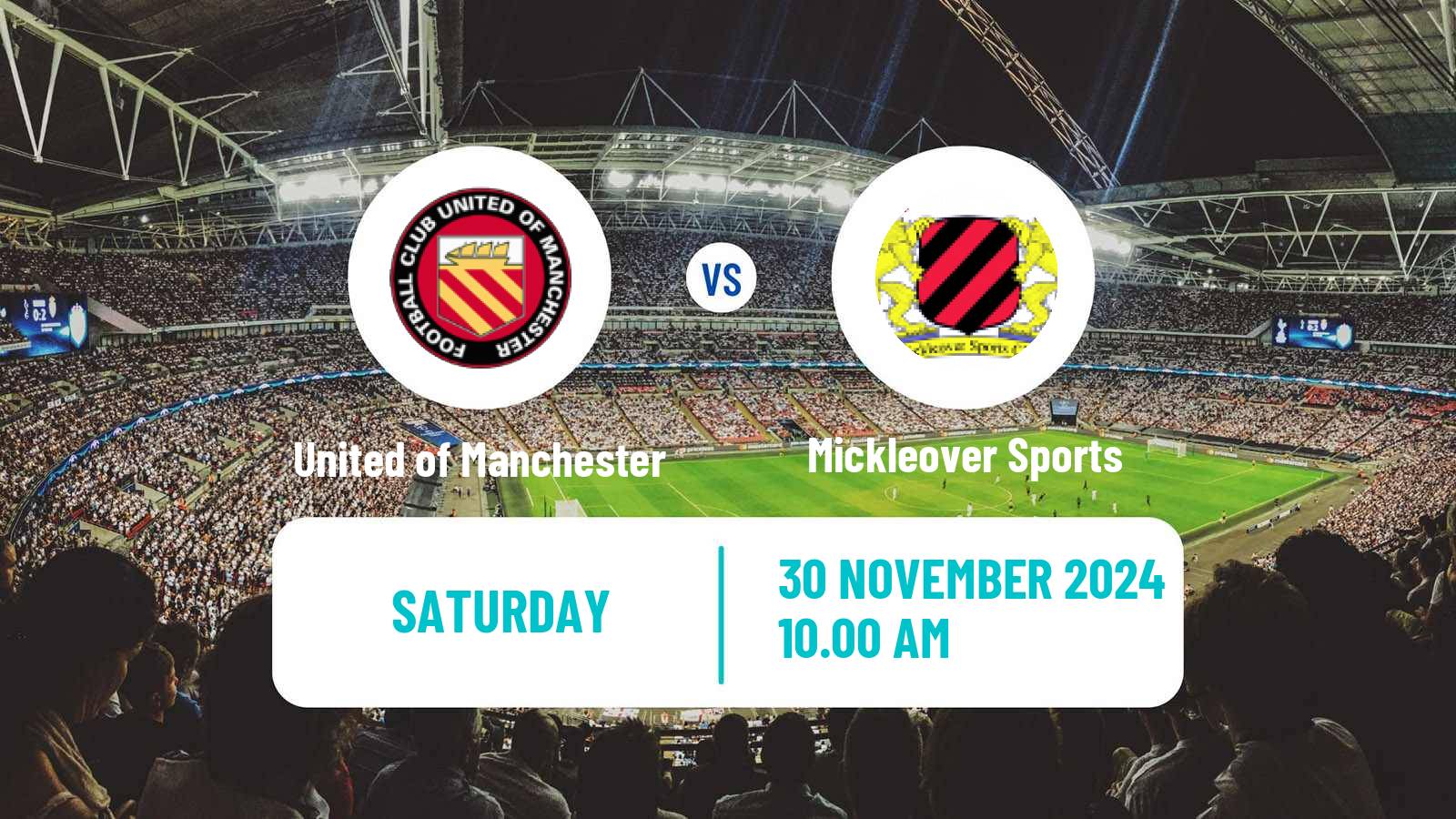 Soccer English NPL Premier Division United of Manchester - Mickleover Sports