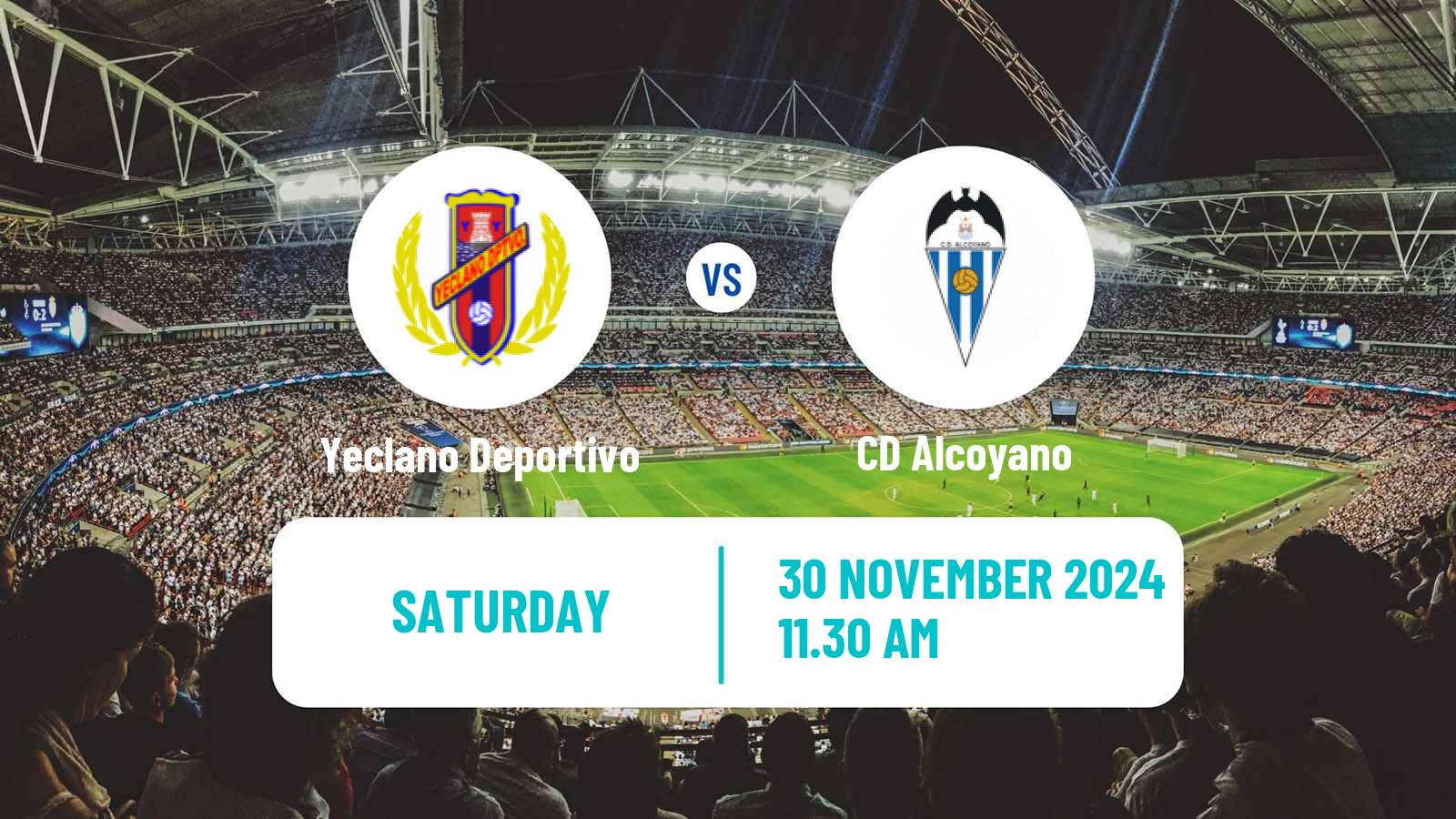 Soccer Spanish Primera RFEF Group 2 Yeclano Deportivo - Alcoyano