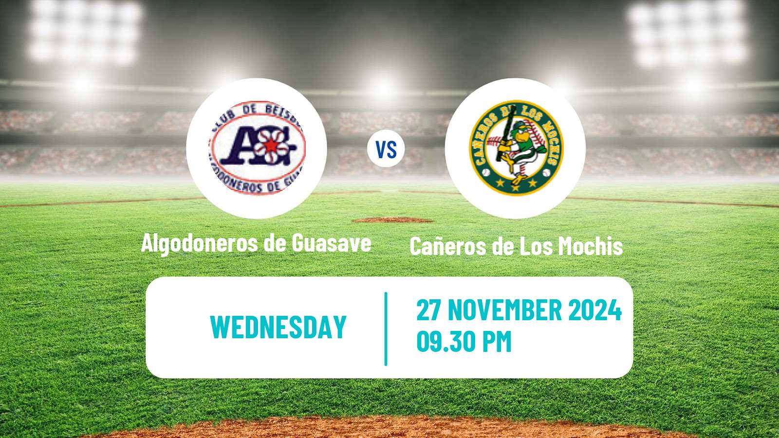 Baseball LMP Algodoneros de Guasave - Cañeros de Los Mochis