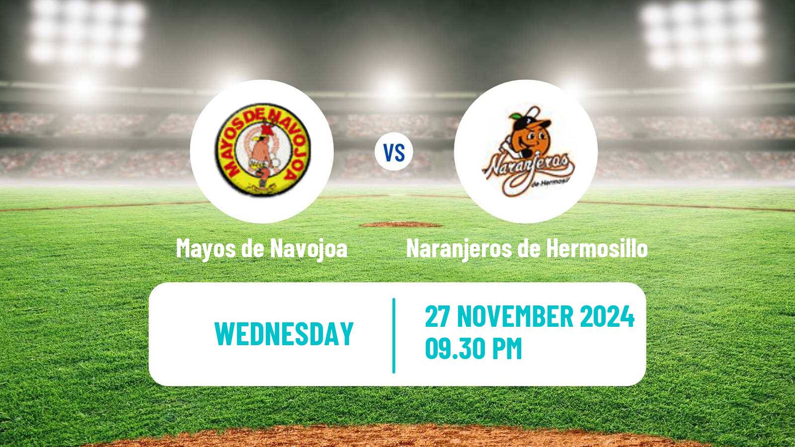 Baseball LMP Mayos de Navojoa - Naranjeros de Hermosillo