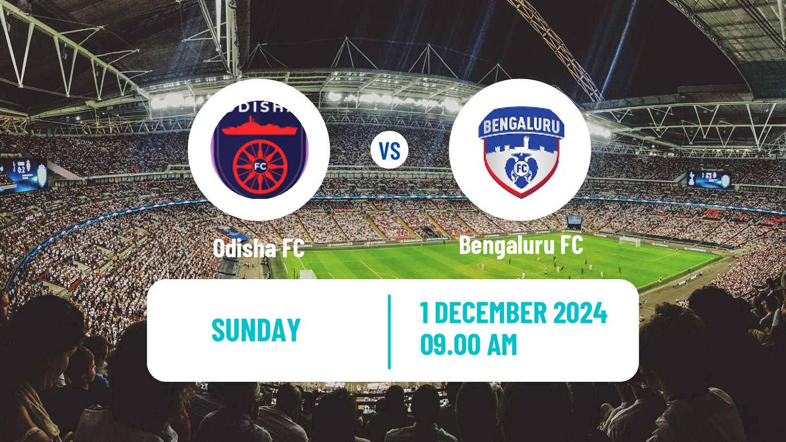 Soccer Indian ISL Odisha - Bengaluru