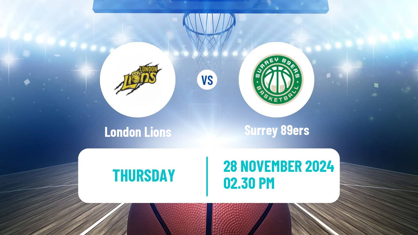 Basketball British Basketball League London Lions - Surrey 89ers