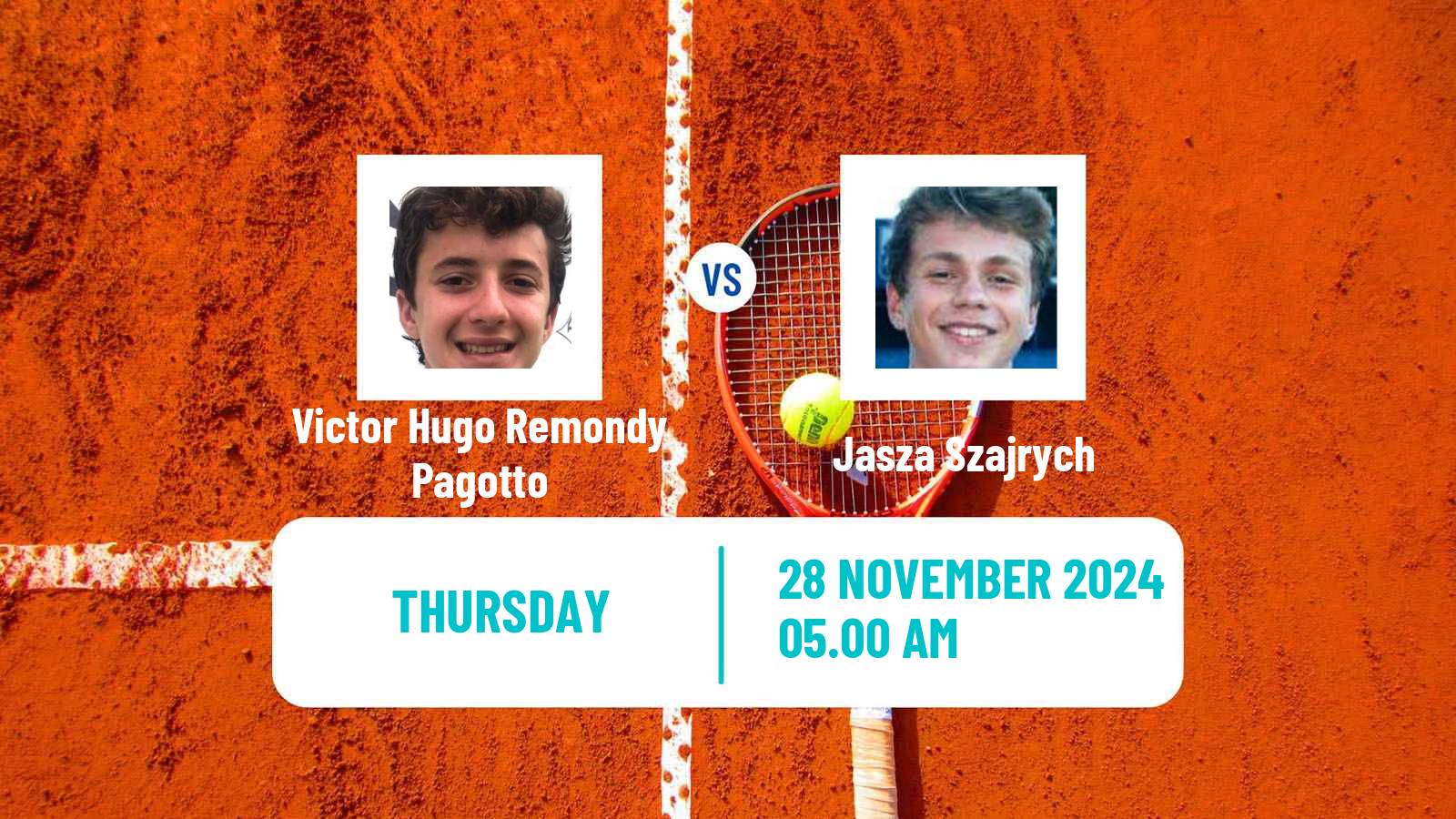 Tennis ITF M15 Luanda 2 Men Victor Hugo Remondy Pagotto - Jasza Szajrych