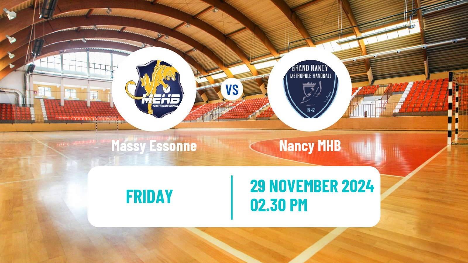 Handball French Proligue Handball Massy Essonne - Nancy