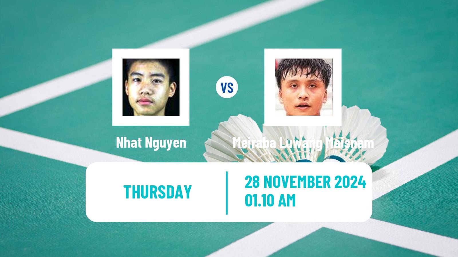 Badminton BWF World Tour Syed Modi International Championships Men Nhat Nguyen - Meiraba Luwang Maisnam