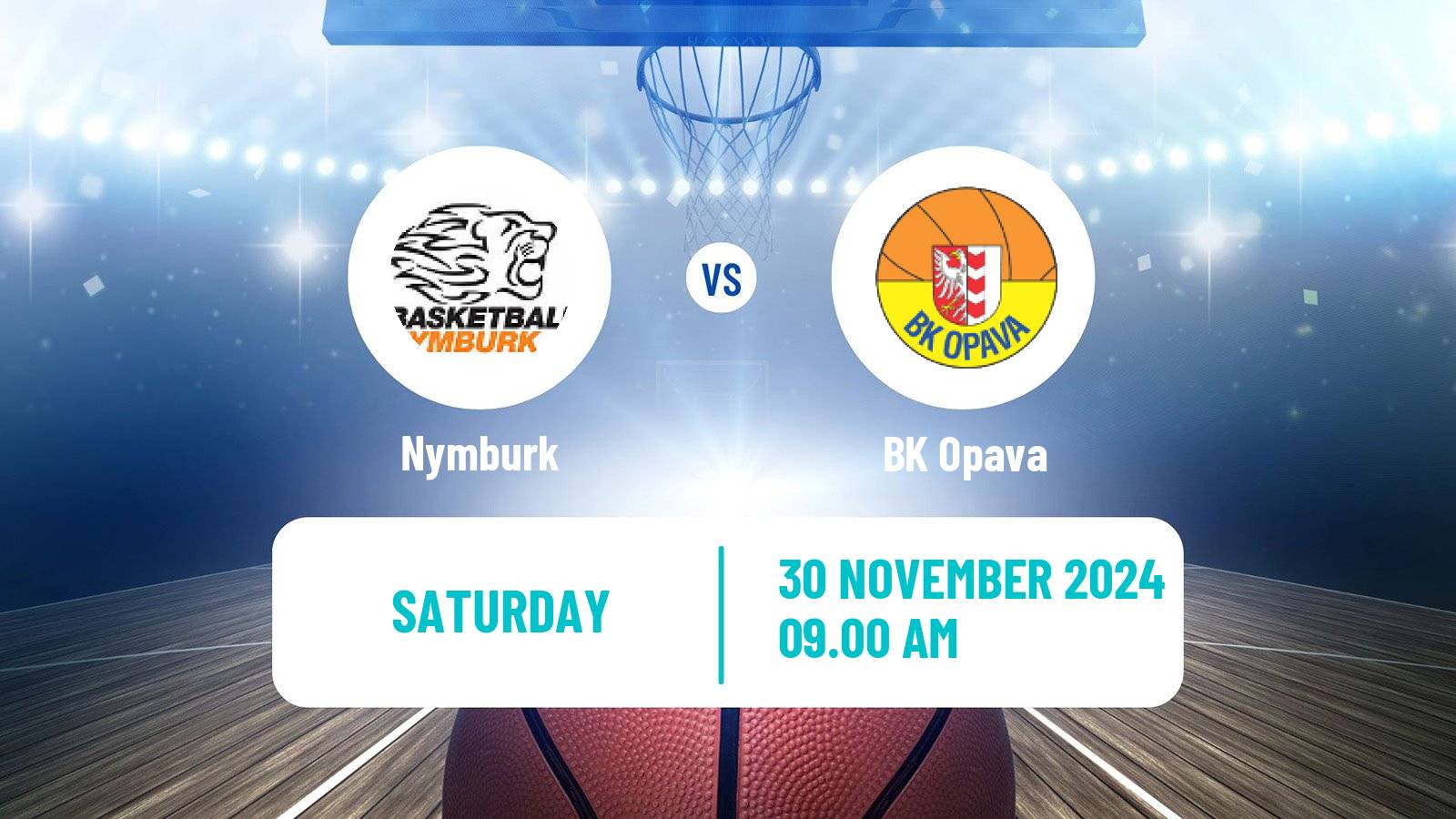 Basketball Czech NBL Nymburk - Opava