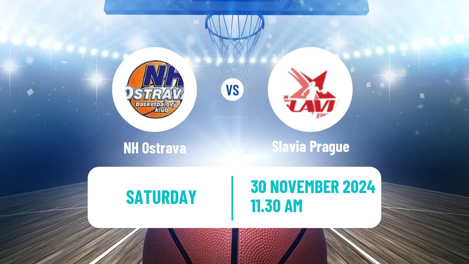 Basketball Czech NBL NH Ostrava - Slavia Prague