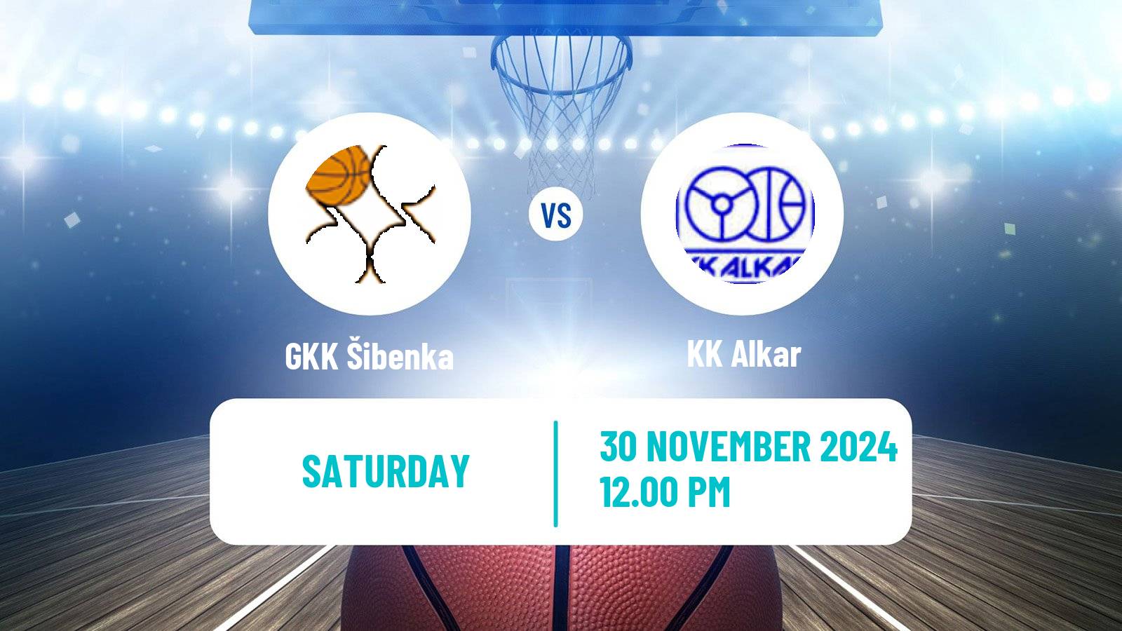 Basketball Croatian Premijer Liga Basketball GKK Šibenka - Alkar