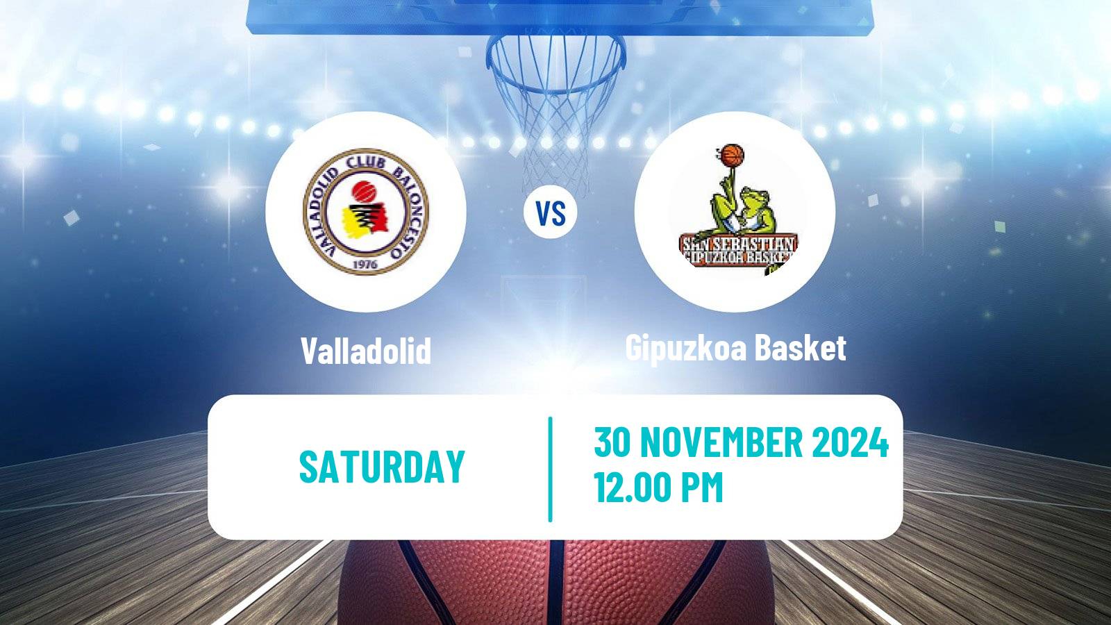 Basketball Spanish LEB Oro Valladolid - Gipuzkoa Basket