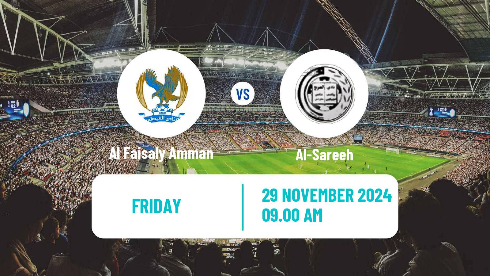 Soccer Jordan Premier League Al Faisaly Amman - Al-Sareeh