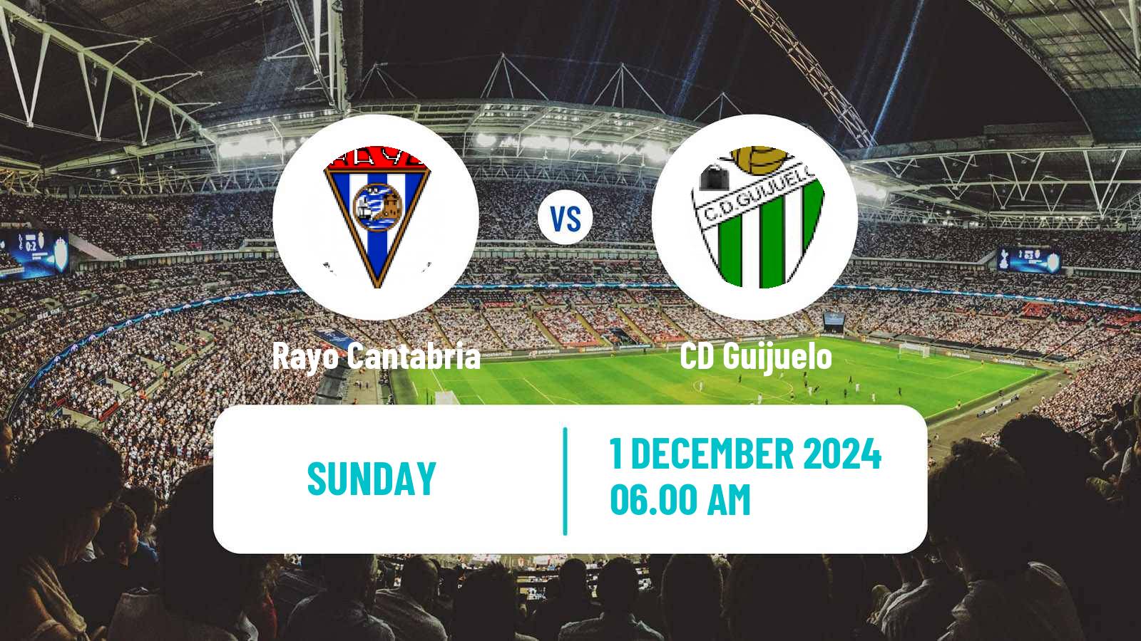 Soccer Spanish Segunda RFEF - Group 1 Rayo Cantabria - Guijuelo