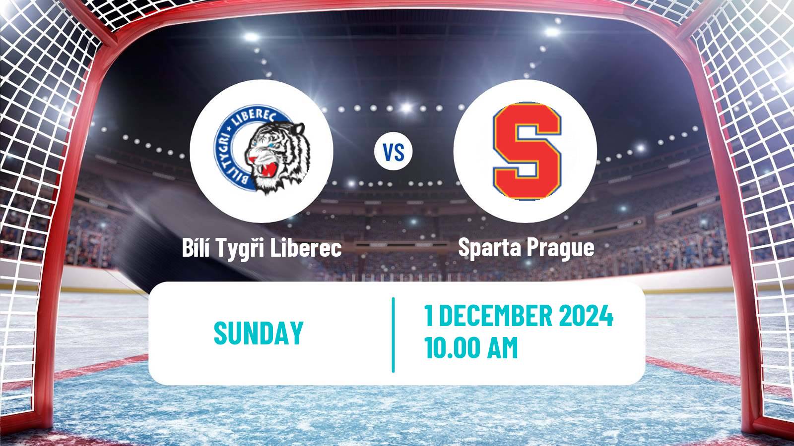 Hockey Czech Extraliga Bílí Tygři Liberec - Sparta Prague