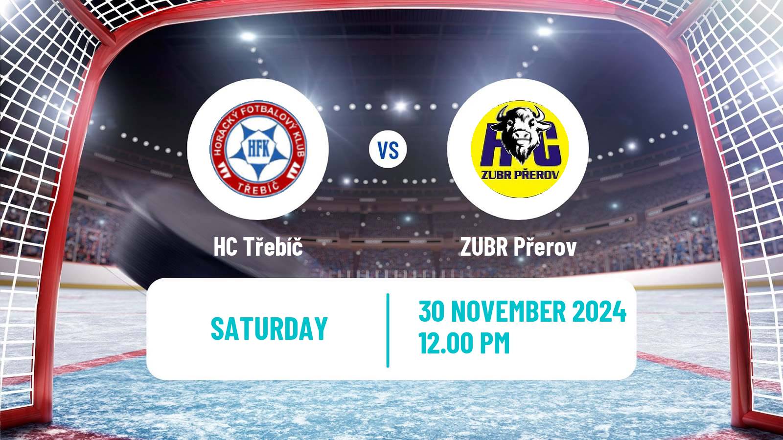 Hockey Czech Chance Liga Třebíč - ZUBR Přerov