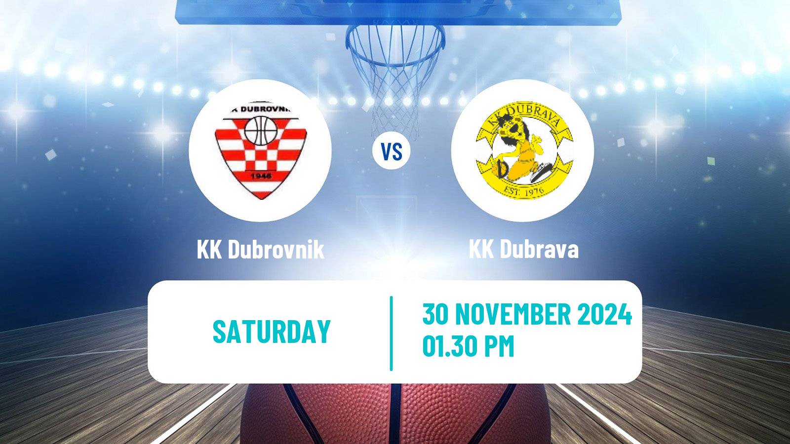 Basketball Croatian Premijer Liga Basketball Dubrovnik - Dubrava