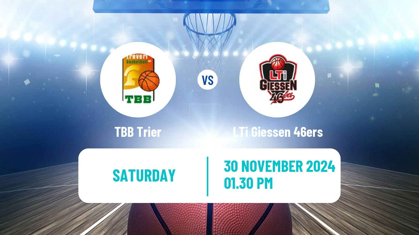 Basketball German Pro A Basketball Trier - LTi Giessen 46ers