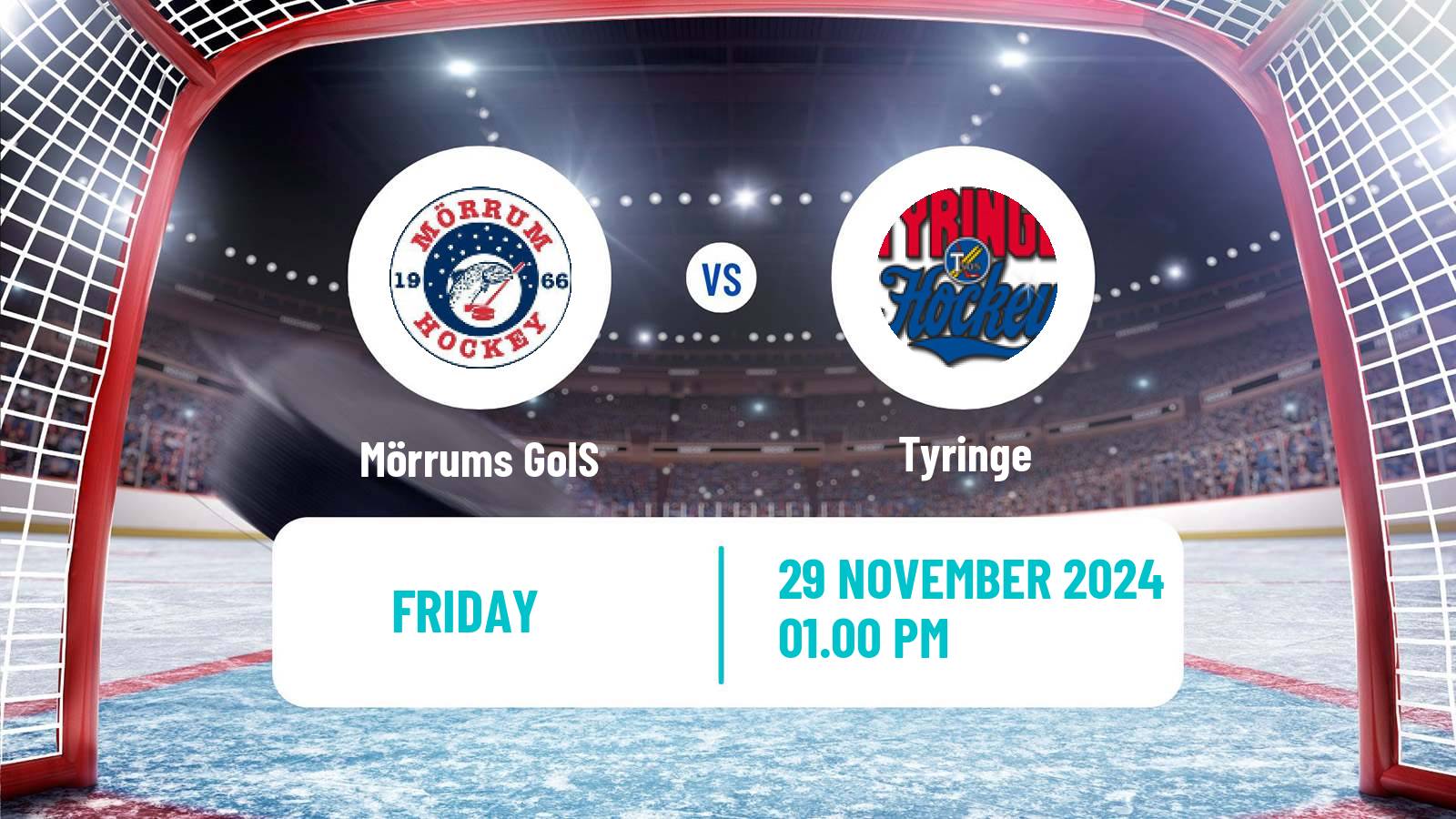 Hockey Swedish HockeyEttan Sodra Mörrums GoIS - Tyringe