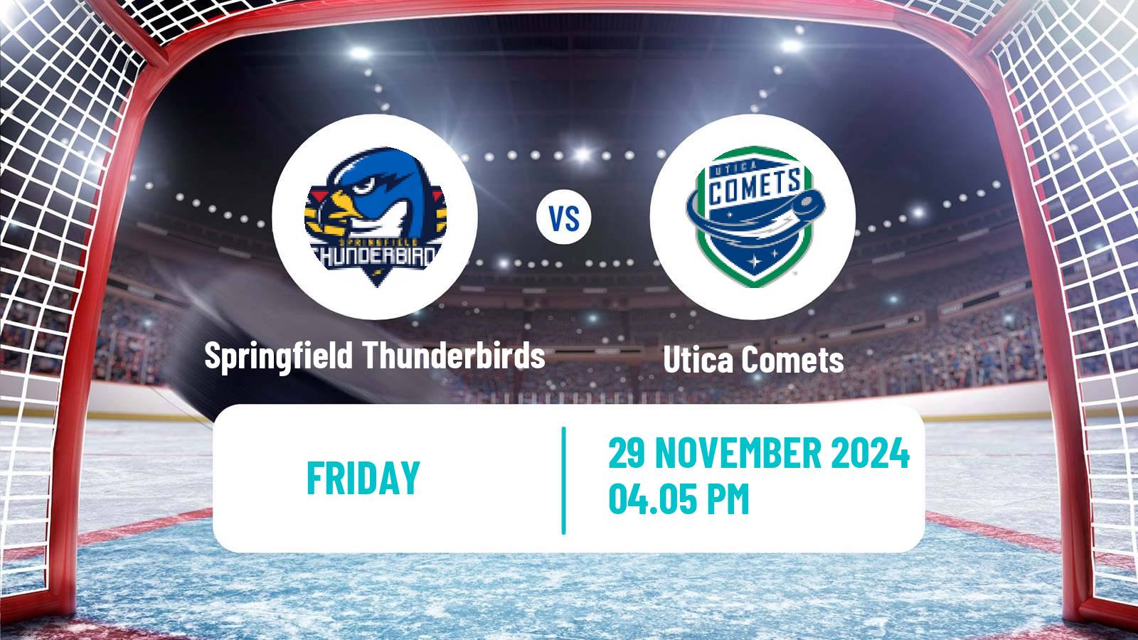 Hockey AHL Springfield Thunderbirds - Utica Comets