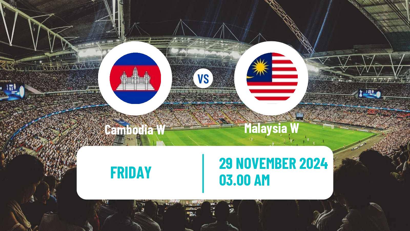 Soccer AFF Championship Women Cambodia W - Malaysia W