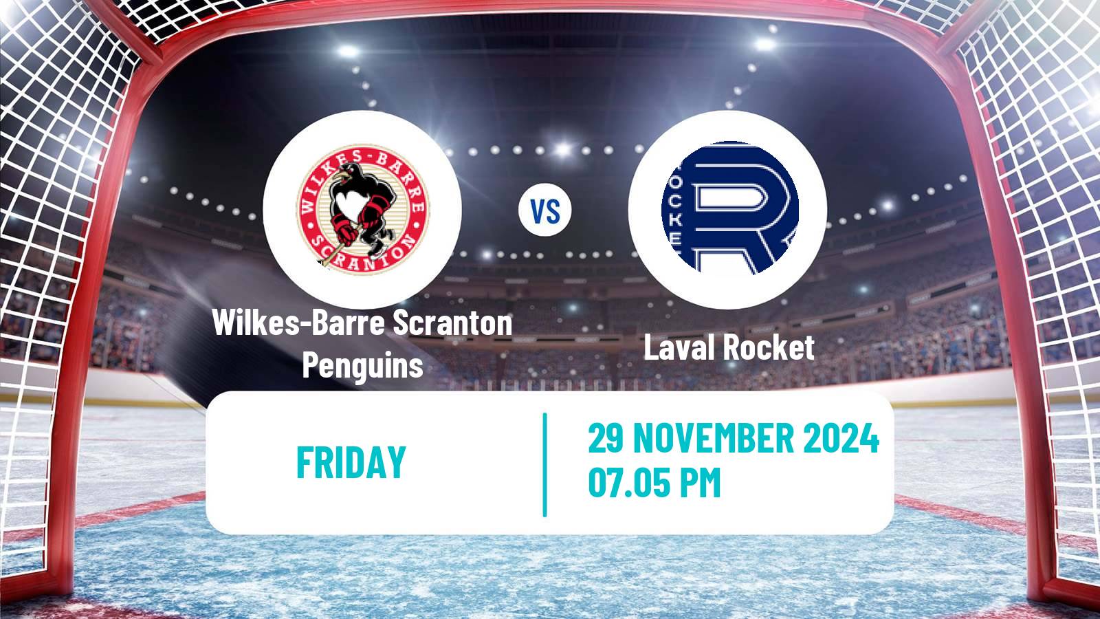 Hockey AHL Wilkes-Barre Scranton Penguins - Laval Rocket