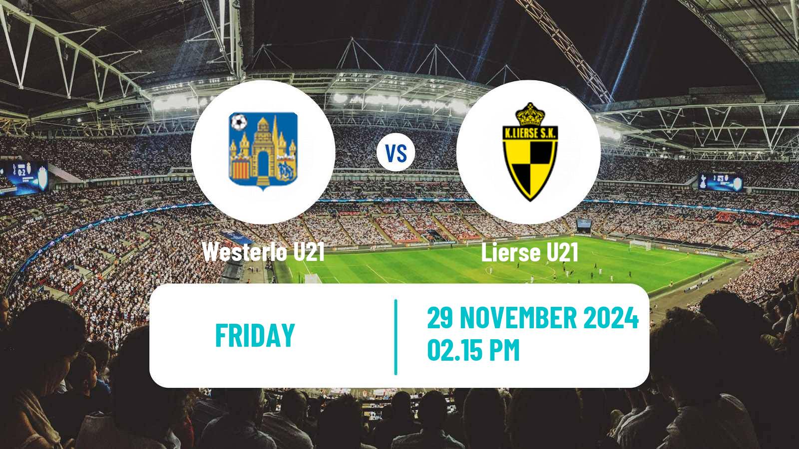 Soccer Belgian Pro League U21 Westerlo U21 - Lierse U21