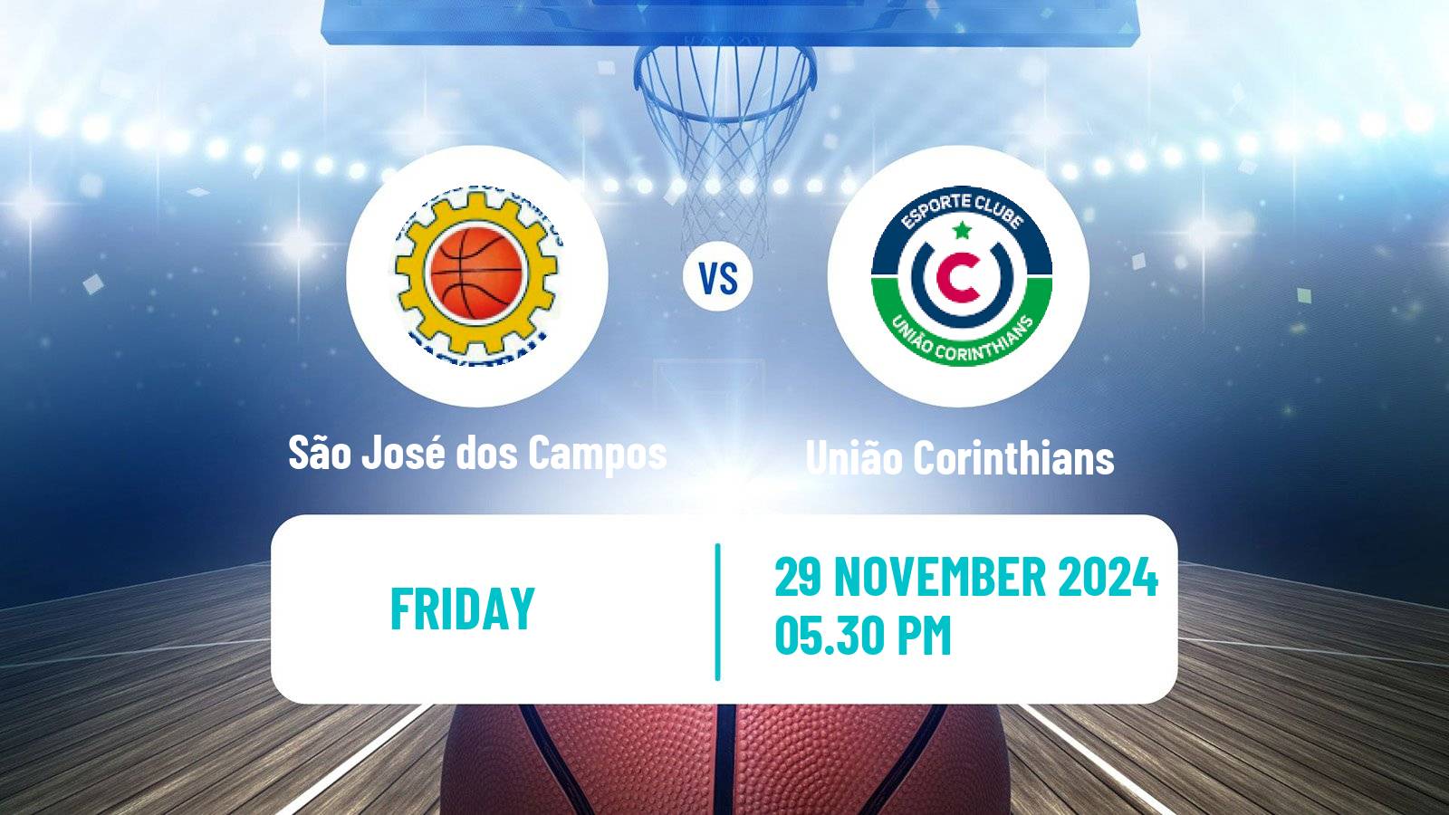 Basketball Brazilian NBB São José dos Campos - União Corinthians