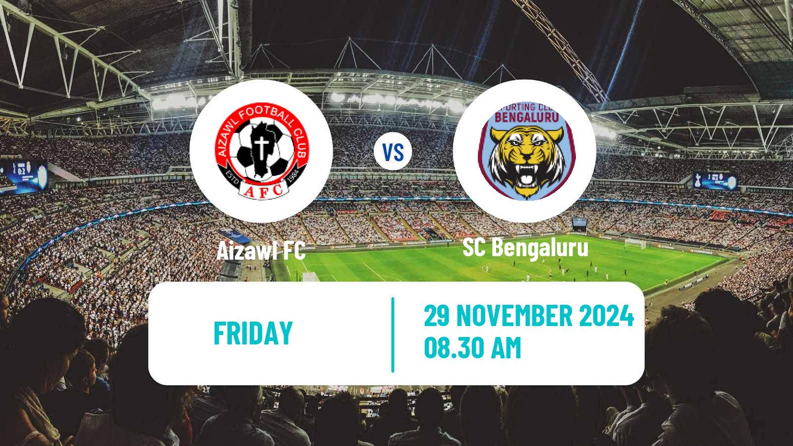 Soccer Indian I-League Aizawl - SC Bengaluru