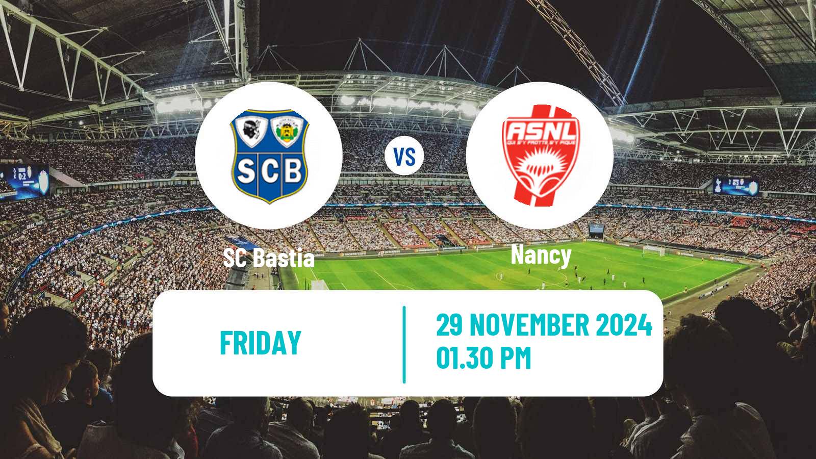 Soccer Coupe De France Bastia - Nancy