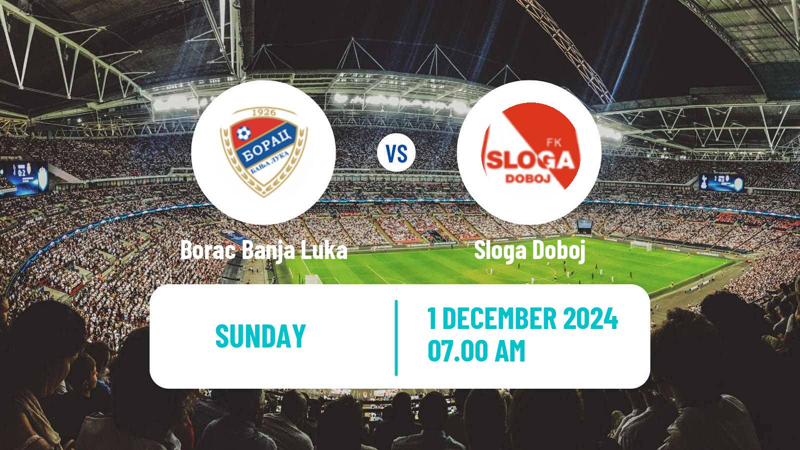 Soccer Bosnian Premier League Borac Banja Luka - Sloga Doboj